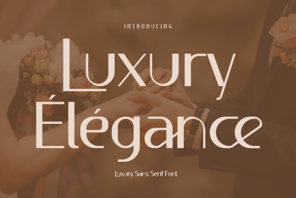 Luxury Élégance: A Playful Sans Serif Font for Modern Branding